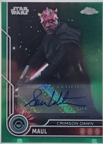 Maul [Green Refractor] #24 Star Wars 2023 Topps Chrome