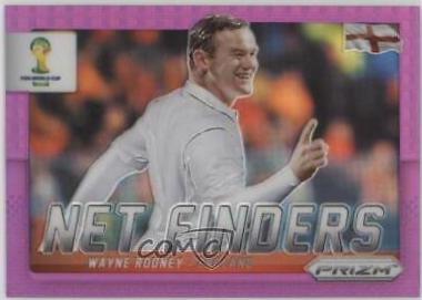 Wayne Rooney [Purple Prizm] #9 Soccer Cards 2014 Panini Prizm World Cup Net Finders