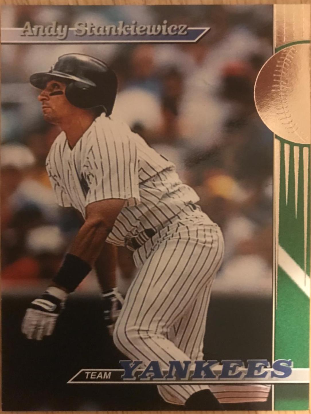 Andy Stankiewicz #29 Baseball Cards 1993 Stadium Club Yankees