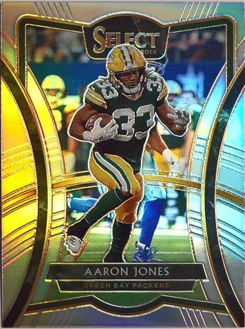 Aaron Jones [Silver Prizm] #163 Football Cards 2019 Panini Select