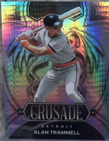 Alan Trammell [Hyper] #9 Baseball Cards 2023 Panini Chronicles Crusade