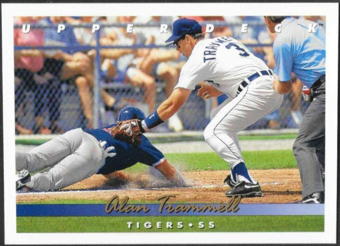 Alan Trammell [Gold Hologram] #532 Baseball Cards 1993 Upper Deck