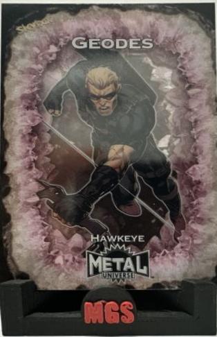 Hawkeye #G-10 2024 SkyBox Metal Universe Avengers Geodes