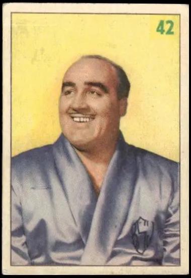 Pat Flanagan #42 Wrestling Cards 1955 Parkhurst