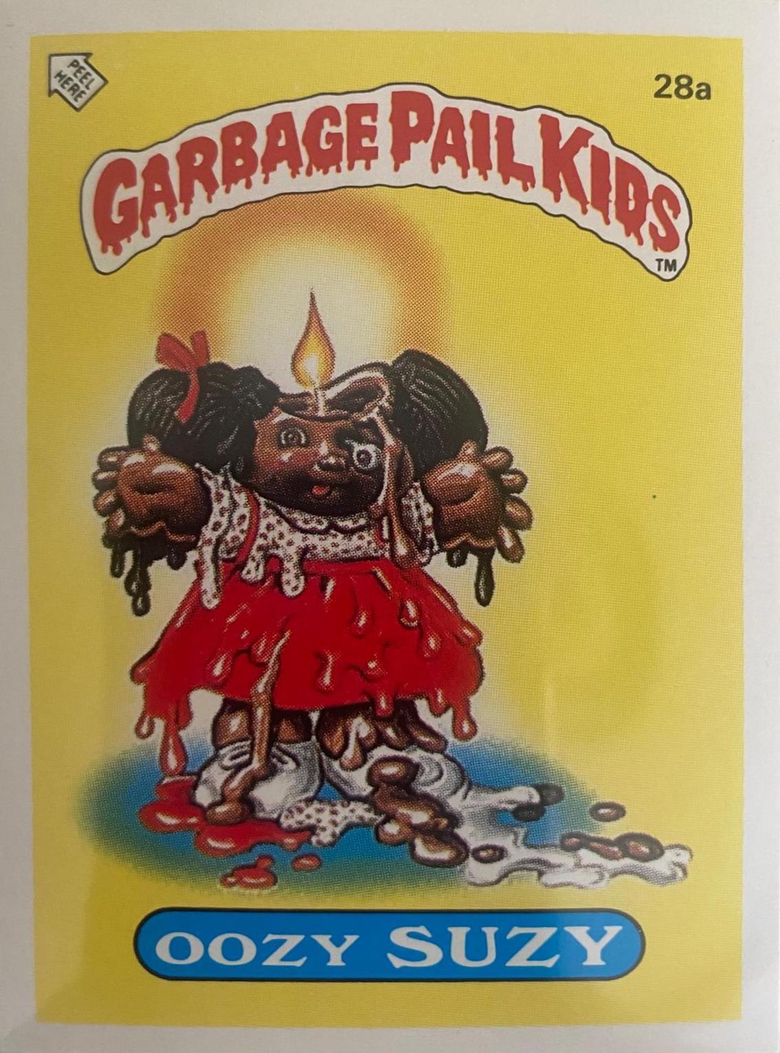 Oozy Suzy #28A Garbage Pail Kids 1985 Mini