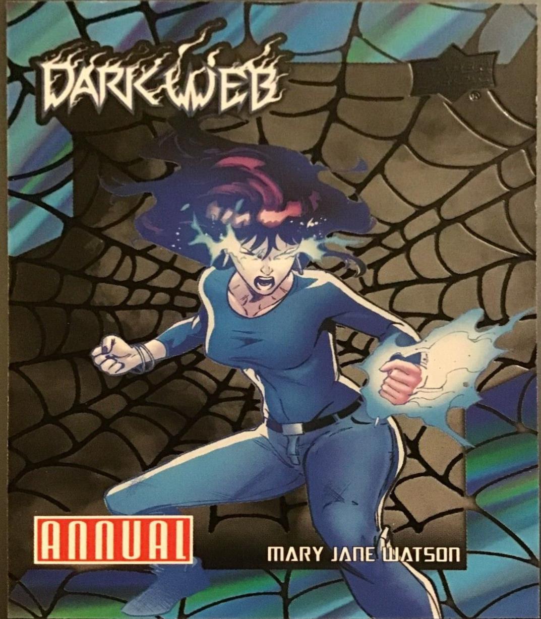 Mary Jane Watson [Black] #DW-14 Marvel 2023 Upper Deck Annual Dark Web