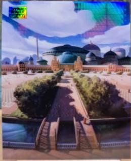 Theed Plaza  [Prism Refractor] #AN-8 Star Wars 2024 Topps Chrome Galaxy Art of Naboo