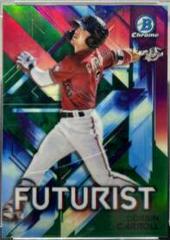 Corbin Carroll [Green Refractor] #FUT-CC Baseball Cards 2021 Bowman Chrome Futurist Prices