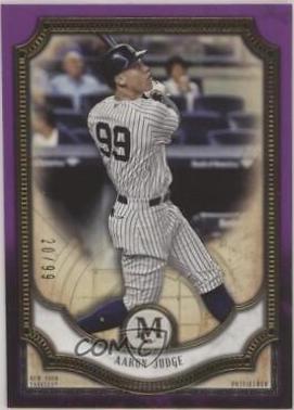 Aaron Judge [Amethyst] #23 Baseball Cards 2018 Topps Museum Collection