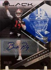 Brock Purdy [Autograph Sapphire] #200 Football Cards 2022 Panini Black Prices