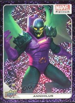 Annihilus [Purple Pixels] #77 Marvel 2023 Upper Deck Platinum