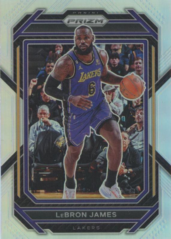 Lebron James silver prizm buy card HGA graded