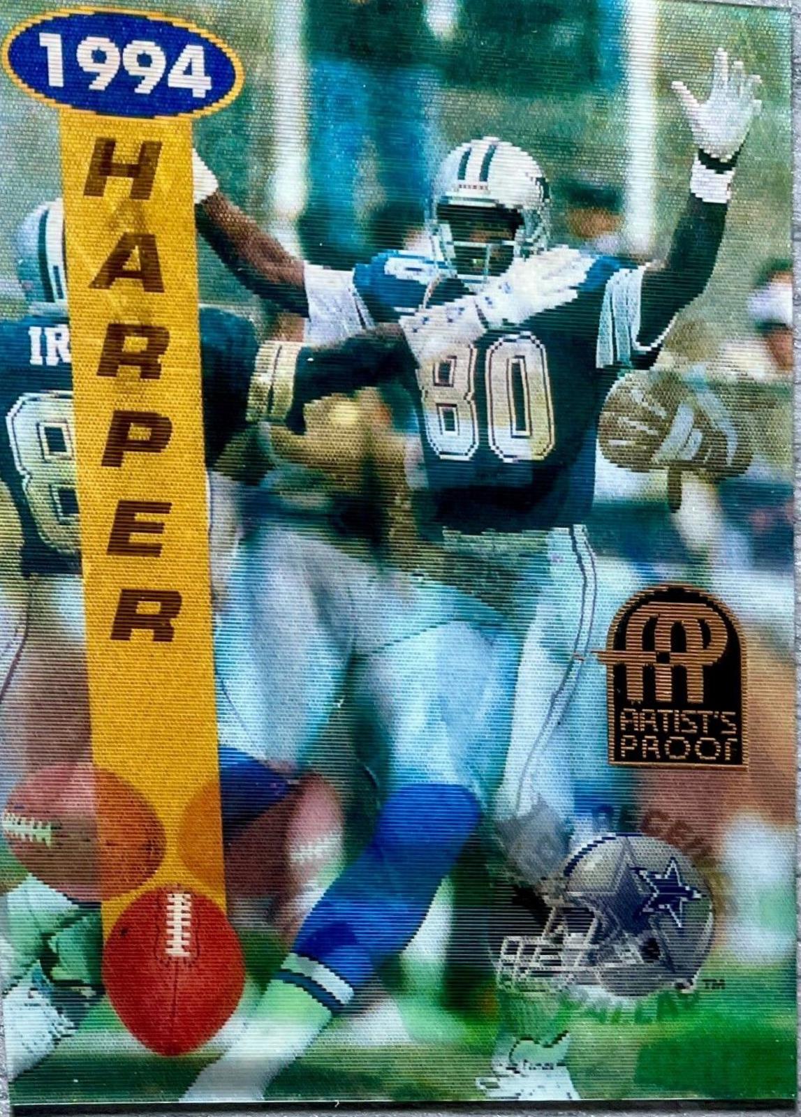 Alvin Harper [Artist's Proof] #19 Football Cards 1994 Sportflics