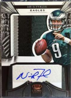 Nick Foles [Jersey Autograph Purple] #274 Football Cards 2012 Panini Crown Royale