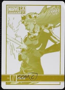 Aero [Printing Plate] #2 Marvel 2021 Upper Deck Annual