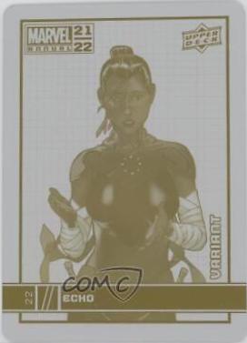 Echo [Printing Plate] #22 Marvel 2021 Upper Deck Annual