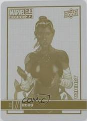 Echo [Printing Plate] #22 Marvel 2021 Upper Deck Annual Prices