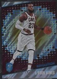 LeBron James [Lava] #35 Basketball Cards 2017 Panini Revolution