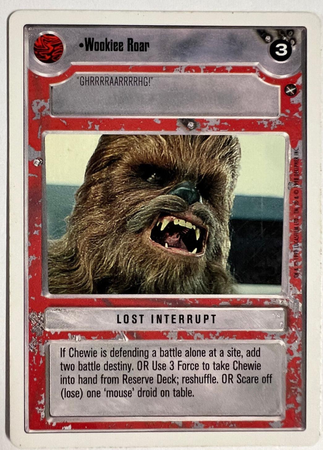 Wookiee Roar [Revised] Star Wars CCG A New Hope