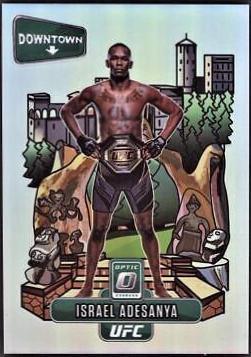 2022 Donruss Optic UFC Israel Adesanya My House White popular Sparkle NM-MN NICE