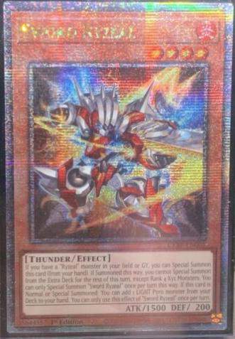 Sword Ryzeal [Quarter Century Secret Rare] CRBR-EN001 YuGiOh Crossover Breakers