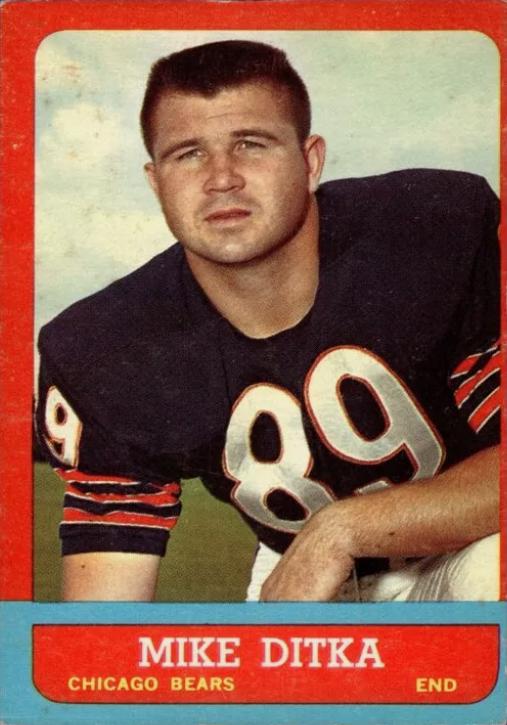 Mike Ditka #62 Football Cards 1963 Topps