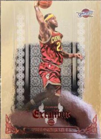 LeBron James [Silver] #130 Basketball Cards 2014 Panini Excalibur