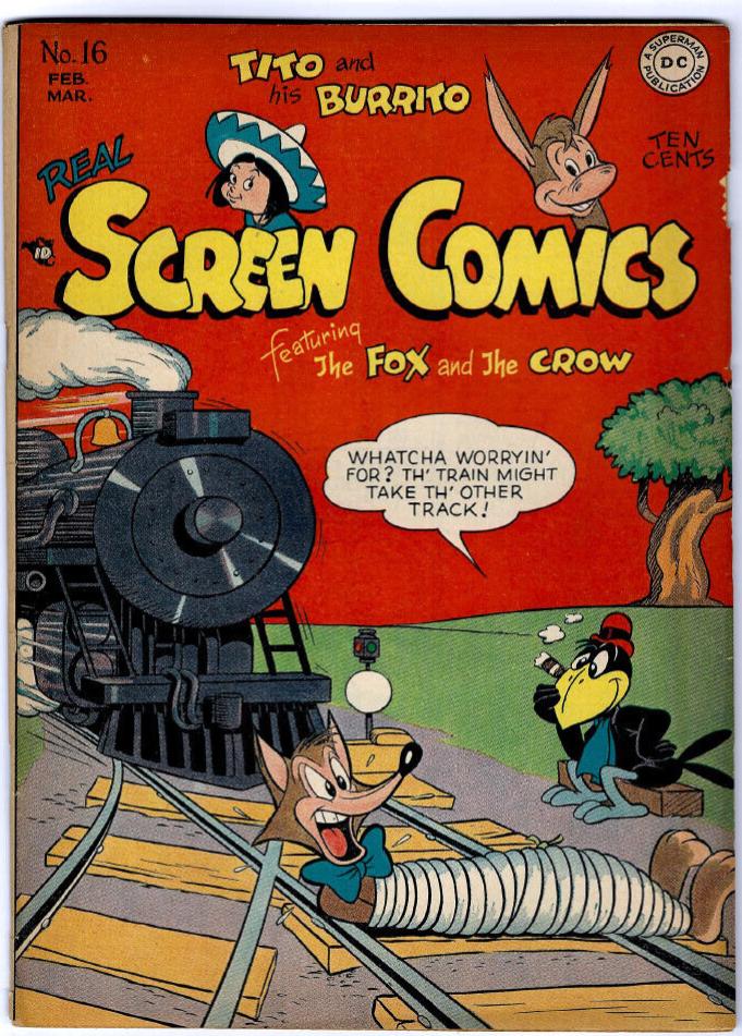 Real Screen Comics #16 (1948) Comic Books Real Screen Comics