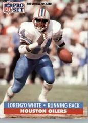 Lorenzo White #170 Football Cards 1991 Pro Set Prices