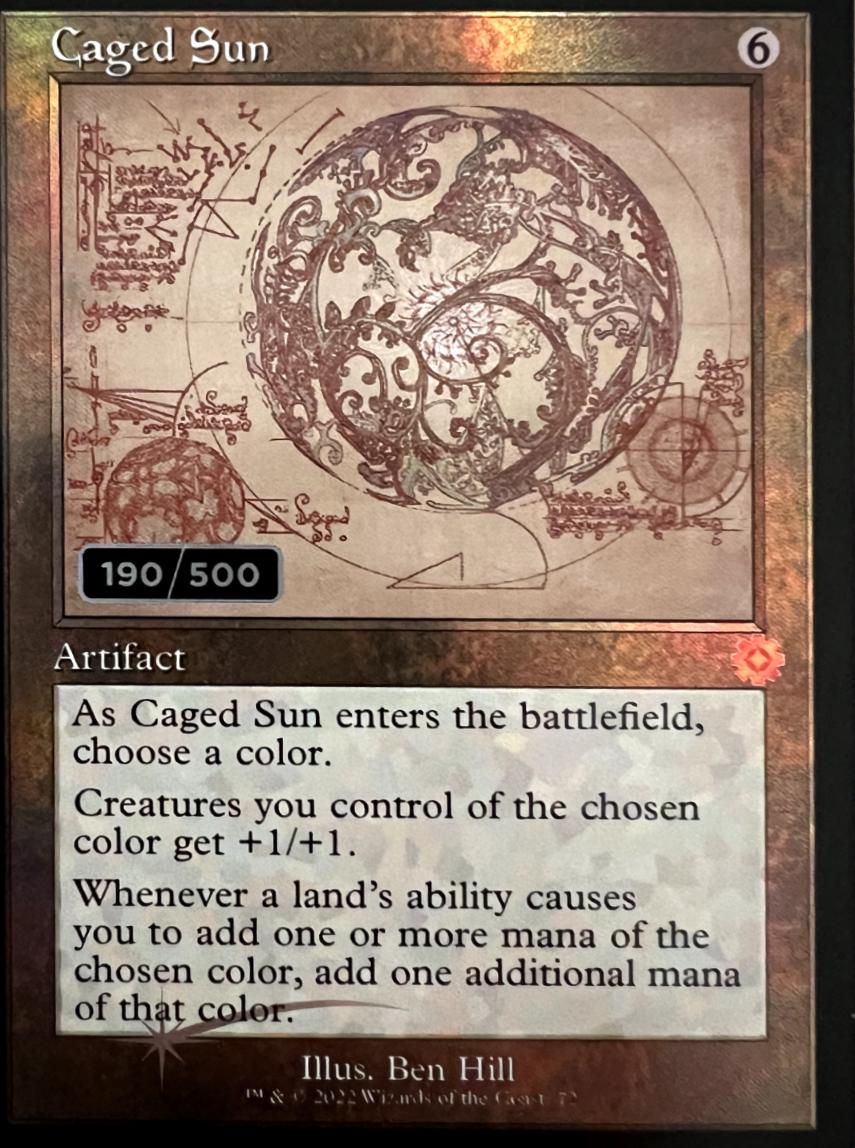 Caged Sun [Serialized] Magic Brother's War Retro Artifacts