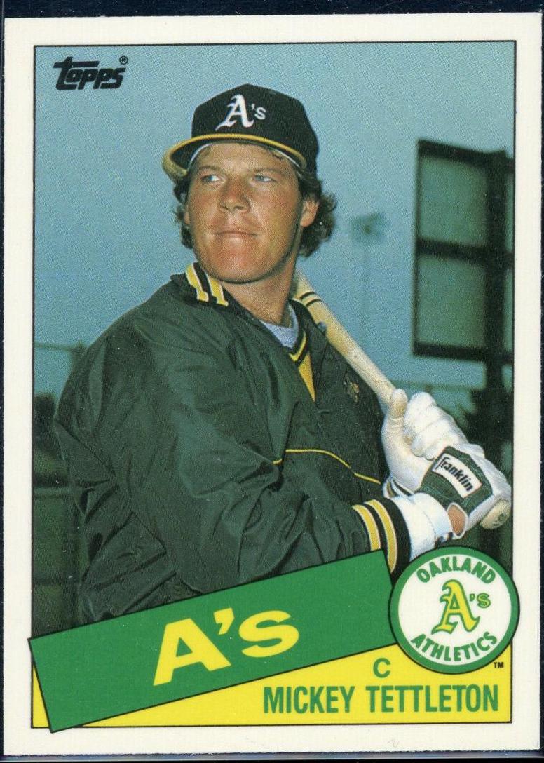 Mickey Tettleton #120T Baseball Cards 1985 Topps Traded Tiffany