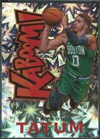 Jayson Tatum #14 Basketball Cards 2018 Panini Crown Royale Kaboom