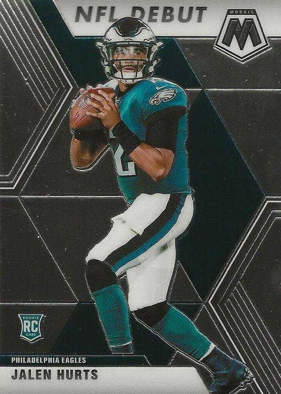 2020 Mosaic Jalen Hurts Mosaic Prizm NFL Debut Rookie RC #265 PSA 10 newest GEM MT