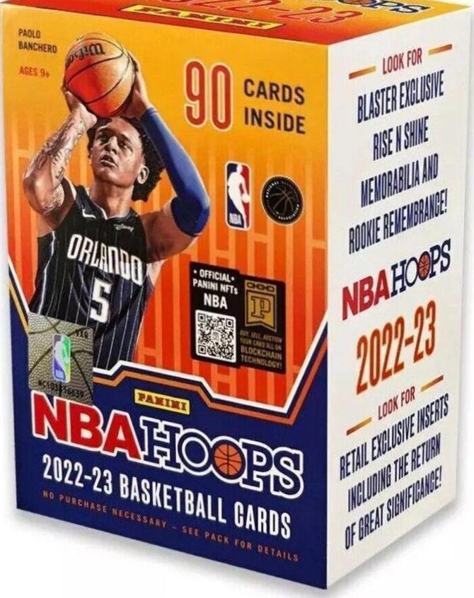 2022-23 Panini NBA Hoops Basketball store Blaster Box