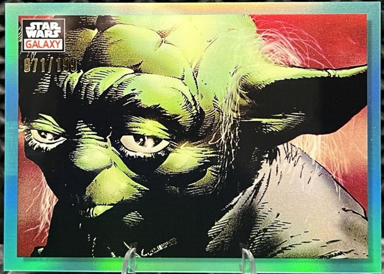 Yoda [Aqua Refractor] #51 Star Wars 2023 Topps Chrome