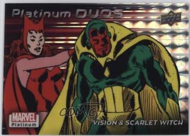 Vision / Scarlet Witch #PD14 Marvel 2023 Upper Deck Platinum Duos