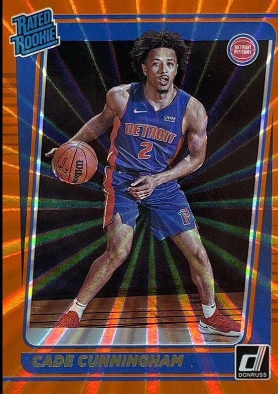 CADE CUNNINGHAM 2021 Donruss store Rated Rookie #211 PSA 10 GEM MINT Pistons RC