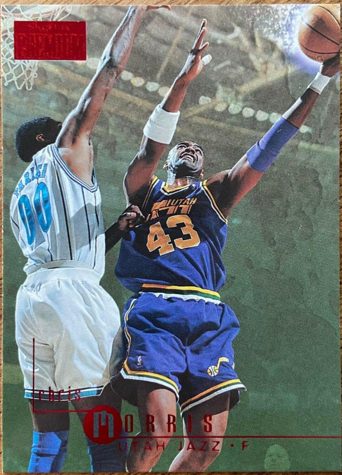 Chris Morris Rubies #120 Basketball Cards 1996 Skybox Premium