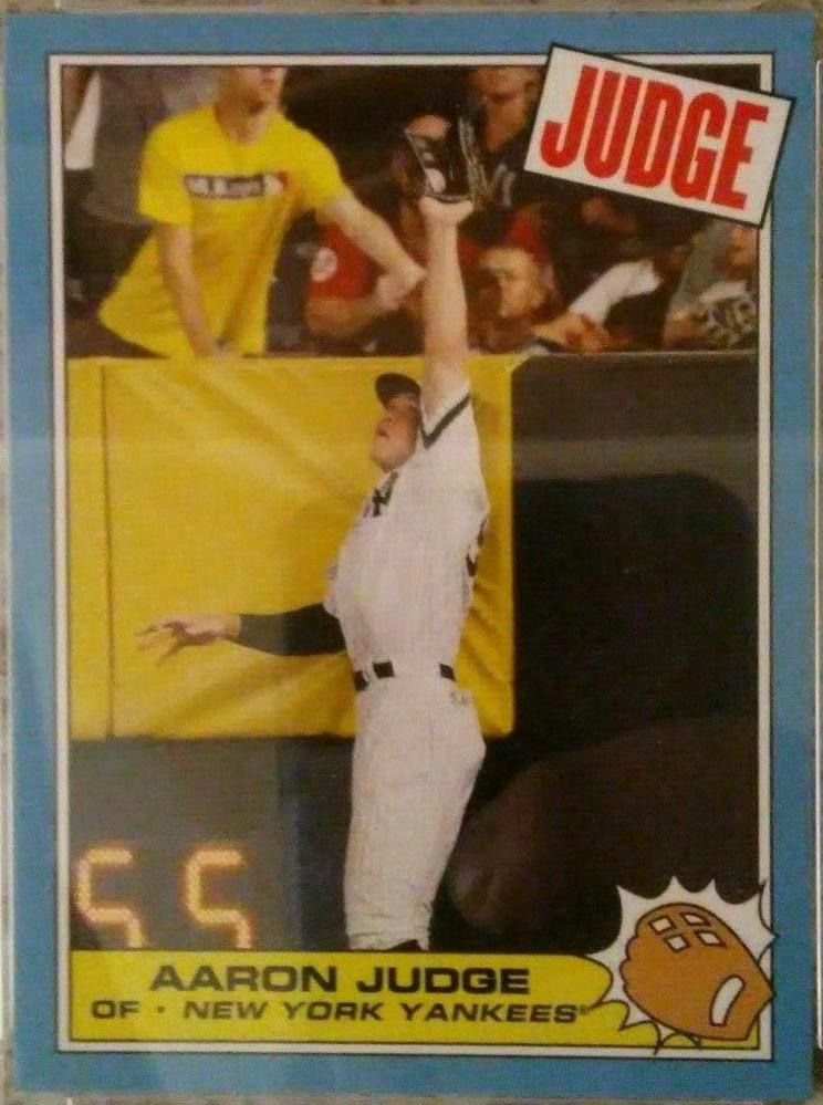 Aaron Judge #246 Baseball Cards 2018 Topps Throwback Thursday