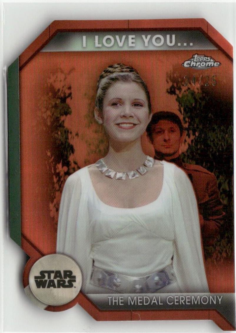 The Medal Ceremony [Rebel Orange Refractor] #ILY-2B Star Wars 2024 Topps Chrome I Love You I Know