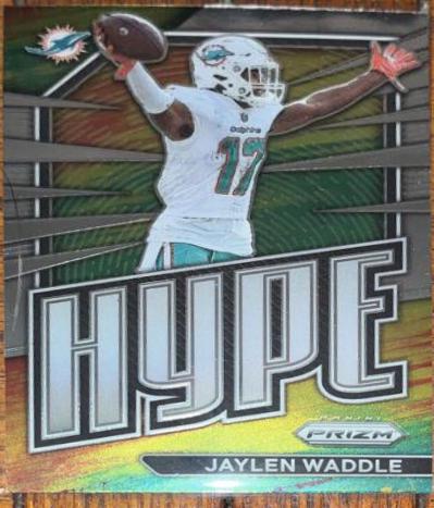 Jaylen Waddle [Silver] #H-7 Football Cards 2022 Panini Prizm Hype