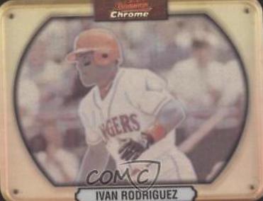 Ivan Rodriguez [Future Refractor] #41 Baseball Cards 2000 Bowman Chrome