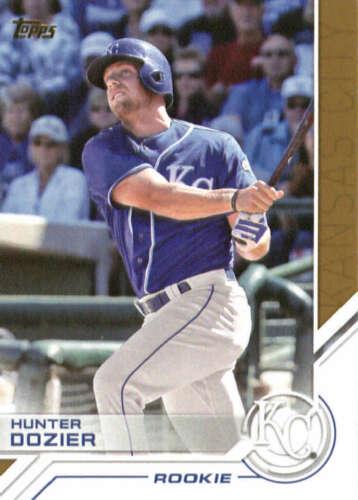 Hunter Dozier #S-102 Baseball Cards 2017 Topps Salute