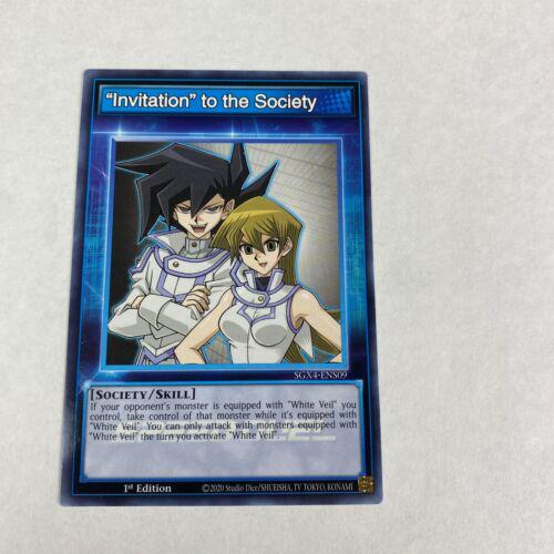 Invitation to the Society SGX4-ENS09 YuGiOh Speed Duel GX: Midterm Destruction