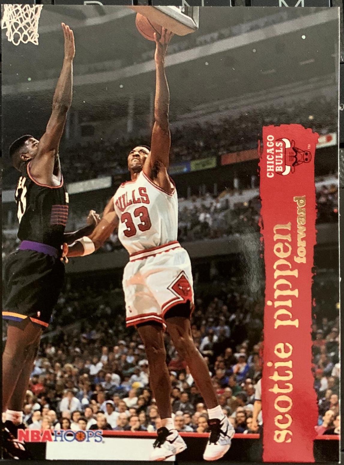 Scottie Pippen #24 Basketball Cards 1995 Hoops