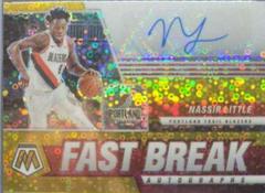 Nassir Little [Gold] #RA-NLT Basketball Cards 2019 Panini Mosaic Rookie Autographs Prices