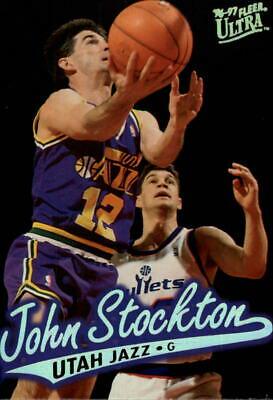 John Stockton #115 Basketball Cards 1996 Ultra