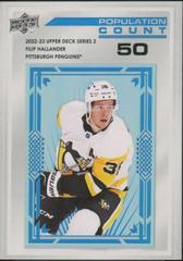 Filip Hallander [50] #PC-57 Hockey Cards 2022 Upper Deck Population Count Prices