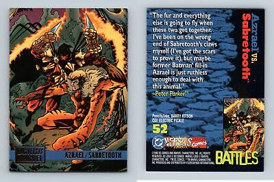 Azrael / Sabretooth #52 1995 Fleer DC vs Marvel