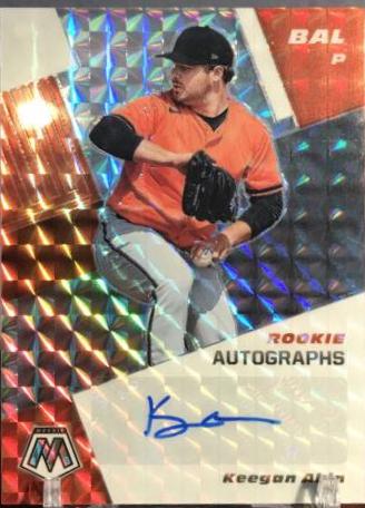 Keegan Akin #RAM-KE Baseball Cards 2021 Panini Mosaic Rookie Autographs